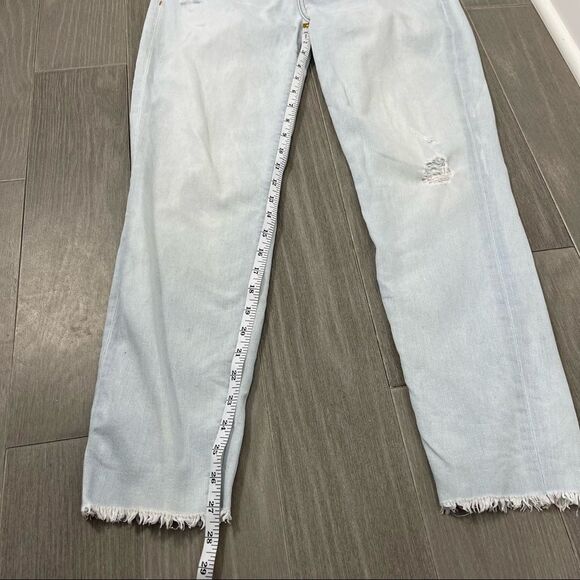 IRO JAROD Y2K Low Rise Distressed Ripped Skinny Crop Ankle Light Wash Jeans 28 - Picture 14 of 16